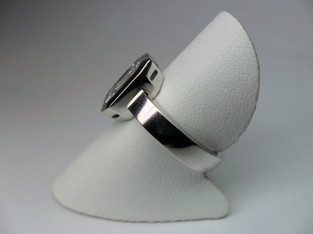 Emerald Shape Baquette Ring